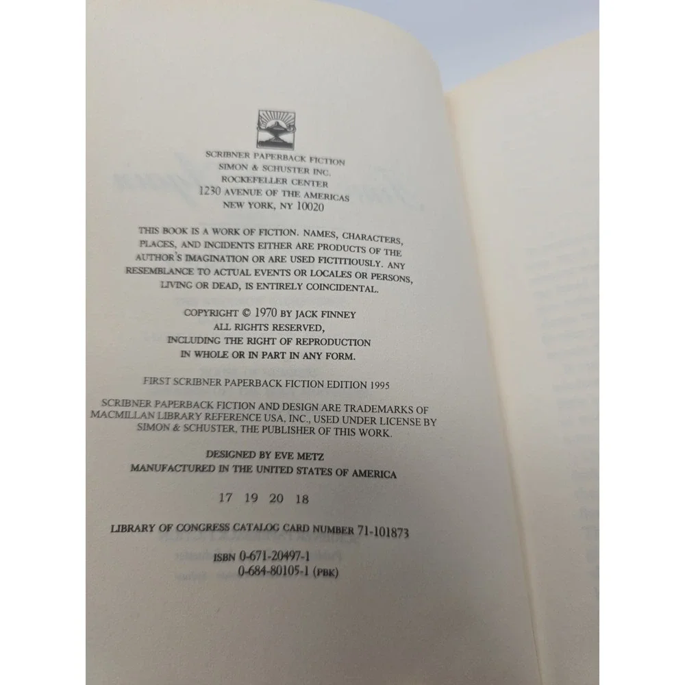 Time‎ and Again by Jack Finney (1995, Trade Paperback)